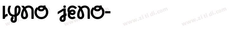 lyno jeno字体转换
